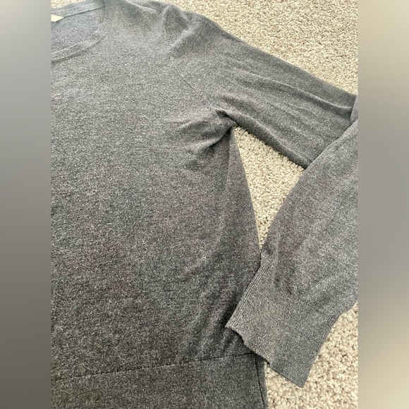 41Hawthorn Silk Blend Charcoal Gray Button Down Knit Sweater Cardigan, Size XL - Picture 3 of 4